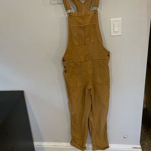 American eagle corduroy overalls
